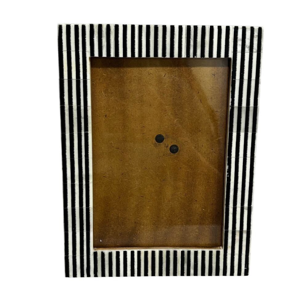 Boho Decor Photo Frame Portrait Landscape Black White Morocco India Table Top